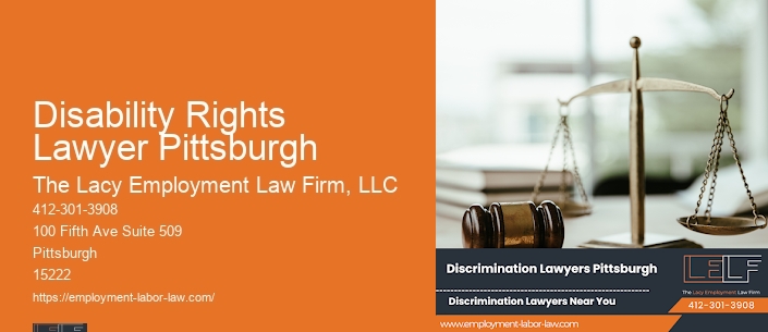 Disability Rights Lawyer Pittsburgh