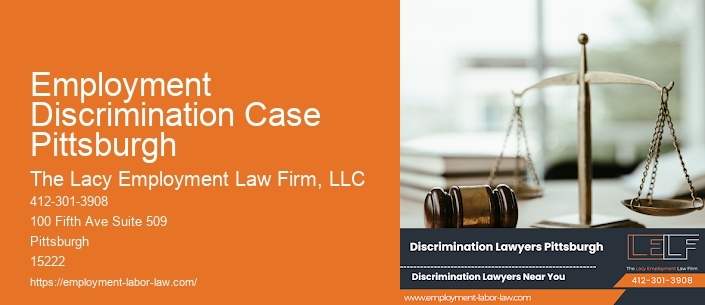 Employment Discrimination Case Pittsburgh