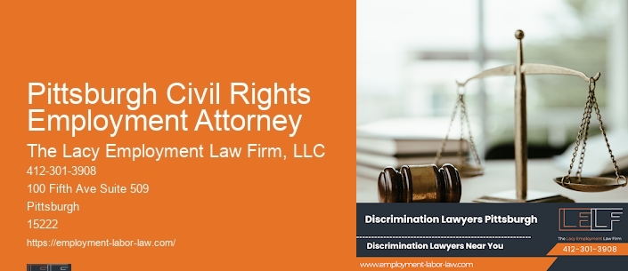 Pittsburgh Civil Rights Employment Attorney
