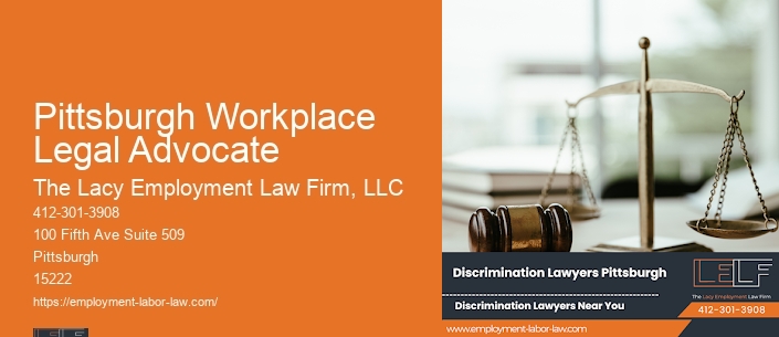 Pittsburgh Workplace Legal Advocate