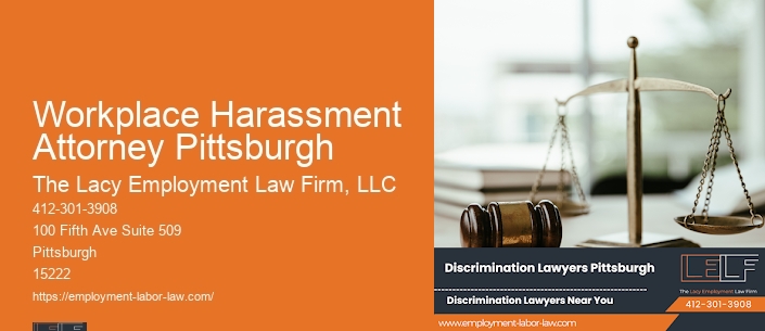 Workplace Harassment Attorney Pittsburgh
