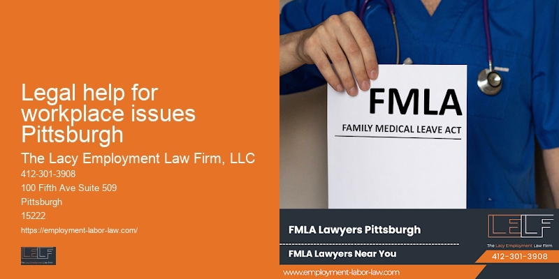 Legal help for workplace issues Pittsburgh
