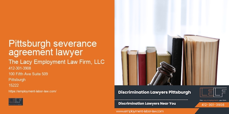 Pittsburgh severance agreement lawyer