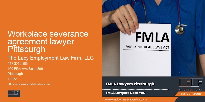 Workplace severance agreement lawyer Pittsburgh