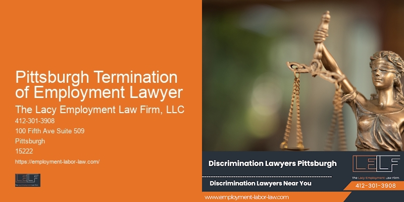 Pittsburgh Termination of Employment Lawyer
