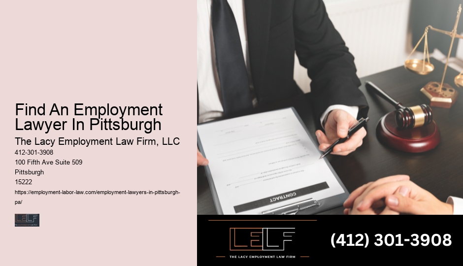 Find An Employment Lawyer In Pittsburgh
