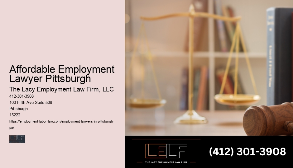 Pittsburgh Employment Dispute Legal Services