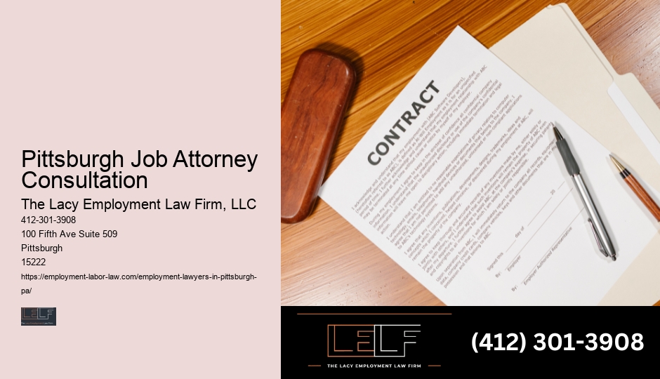 Pittsburgh Job Attorney Consultation