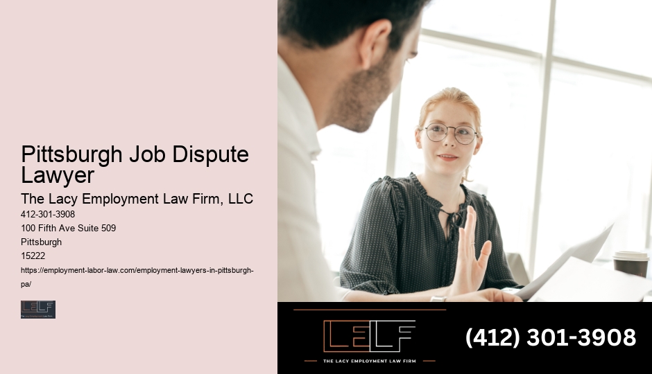 Pittsburgh Employment Law Firm Services